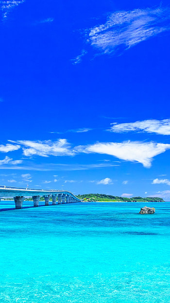 Miyakojima in summer, Windows 10 spotlight , Okinawa, Japan HD phone wallpaper