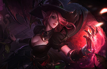 Magician Morgana, League of Legends, art HD wallpaper