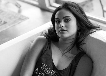 Camila Mendes 3, camila-mendes, celebrities, girls, monochrome, black-and-white HD wallpaper