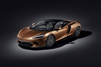 Orange car, McLaren GT HD wallpaper