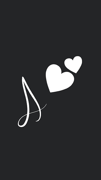 A Letter, White Hearts HD phone wallpaper