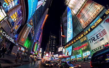Cities, People, City, Building, Movement, Traffic, Evening, Advertising, Advertisement HD wallpaper