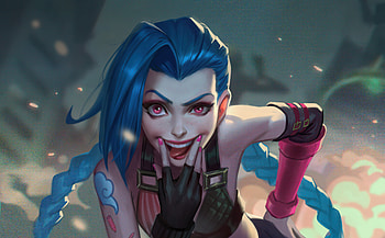 Jinx Crazy, arcane, netflix, jinx-league-of-legends, tv-shows, league-of-legends, artstation HD wallpaper