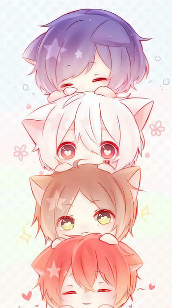 Cute Anime Barcode, Chibi HD phone wallpaper