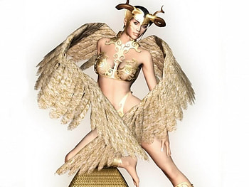 gold angel, angel, gold HD wallpaper