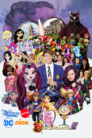... AwesomeOKingGuy0123 Ever After High X Disney's Descendants 2 by AwesomeOKingGuy0123 HD phone wallpaper