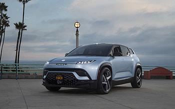 2023, Fisker Ocean, , front view, exterior, electric SUV, new blue Fisker Ocean, electric cars, Fisker HD wallpaper