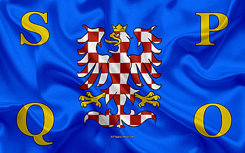 Flag of Olomouc, Czech Republic, , silk texture, Olomouc flag, Czech cities, Olomouc HD wallpaper
