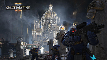 Warhammer Space Marine — Cathedral Siege | Space Marine Vanguard — Warhammer, Video Game HD wallpaper