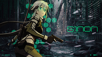 Sword Art Online Sinon - by Trinexz on DeviantArt HD wallpaper