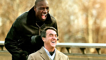 Francois Cluzet and Omar Sy, Intouchables HD wallpaper