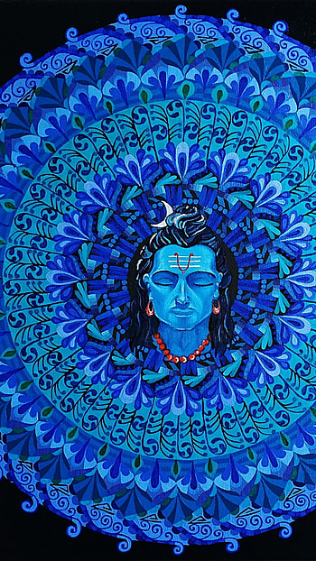 Shiva , Creative Art, painting HD phone wallpaper