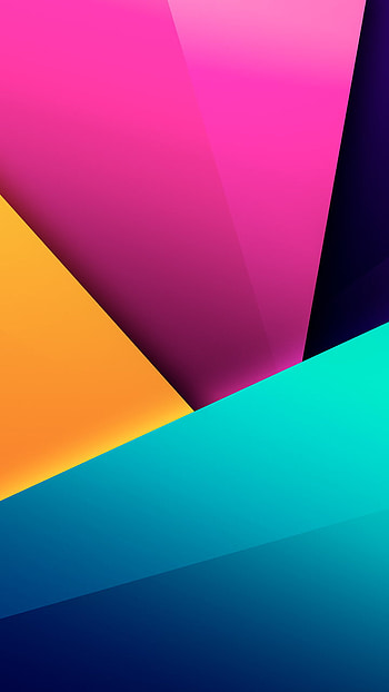 Glass Shapes Abstract, magenta, colorfulness HD phone wallpaper