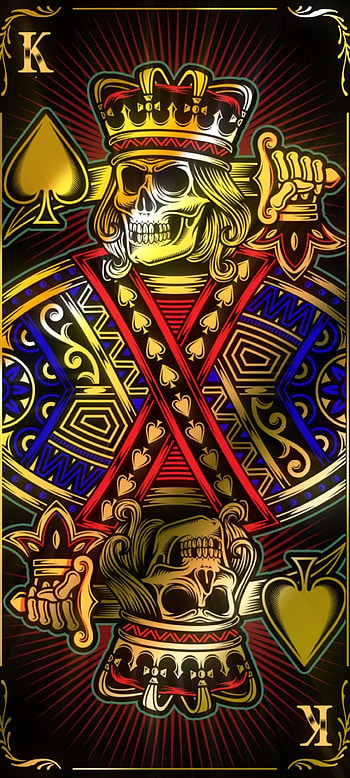 Dark Trump Card, art, premium, Alphabet K, King, Luxury, fictional character HD phone wallpaper