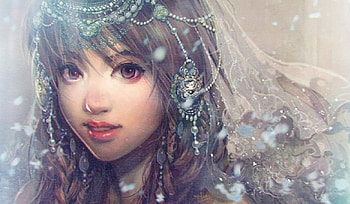 Bride, sweet, white, art, cute, beautiful, beauty, woman, jewerly, lady, fantasy, abstract, pretty, lovely, fantasy woman, female HD wallpaper