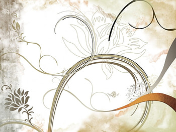 Graphic Etching, 3d, flower, vines, etching, flowery HD wallpaper