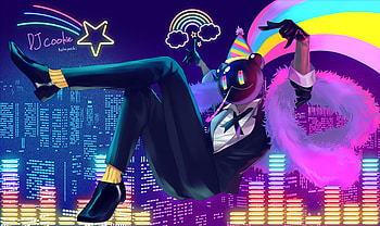 DJ Cookie - Cookie Run, video game, Cookie Run: OvenBreak HD wallpaper