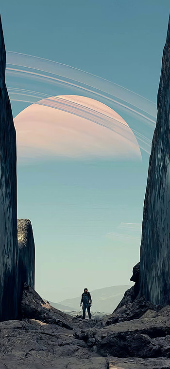 Stunning Cosmic Vista Mobile, video game, Starfield HD phone wallpaper