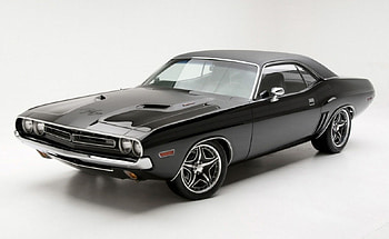 Dodge Challenger RT, beautiful, black, Dodge Challenger, cars HD wallpaper