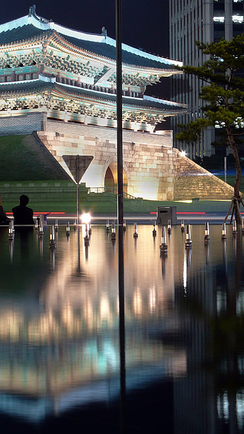 Korea, Seoul, Namdaemun, Sungnyemun HD phone wallpaper
