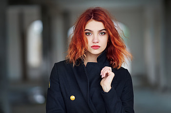 Red Hair Girl , red-head, girls, model HD wallpaper
