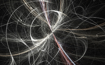 Abstract, Lines, Grey, Curly HD wallpaper