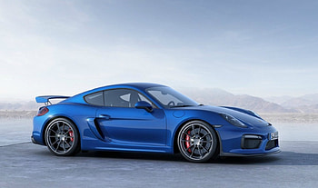 2016-Porsche-Cayman-GT4, 2016, Spolier, Sports Car, Blue HD wallpaper