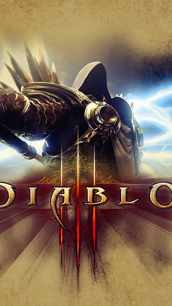 desu, diablo iii, tyrael, wings, archangel of justice, blizzard HD phone wallpaper