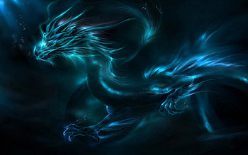 Abstract, Pattern, Shadow, Neon, Dragon HD wallpaper