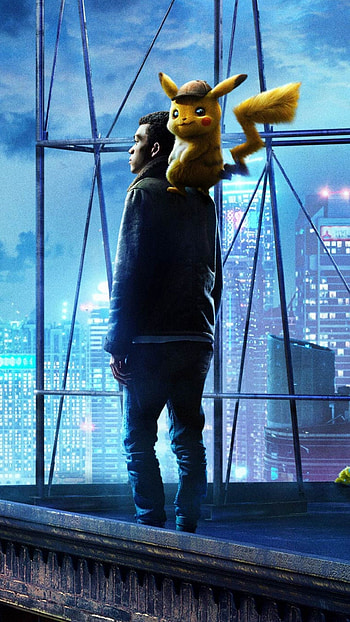 Detective Pikachu, Pikachu-themed , Playful charm, Artful ry HD phone wallpaper