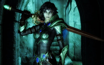 Vampire, fantasy, 3d, woman HD wallpaper