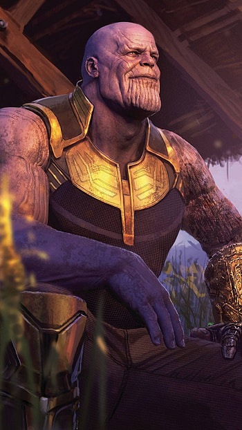 Thanos, , Avengers villain, Marvel's ultimate threat HD phone wallpaper