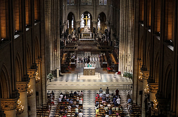 Notre-Dame Cathedral, Devastating fire, Before and after, Restoration journey HD wallpaper