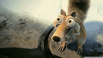 Scrat In Love Ice Age Wide for HD wallpaper