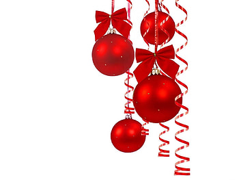 Holidays, New Year, Christmas, Holiday, Christmas Decorations, Christmas Tree Toys, Balls, Bows, Handsomely, It's Beautiful, Ribbons, Ribbon HD wallpaper