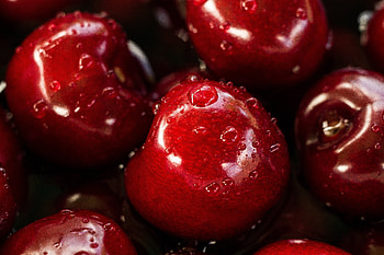 Cherries, fruit, nature, red HD wallpaper