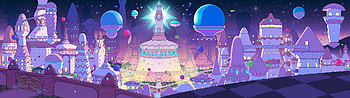 Let's! Revolution! Fantasy Cityscape, video game, Let's! Revolution! HD wallpaper