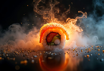 food, sushi HD wallpaper