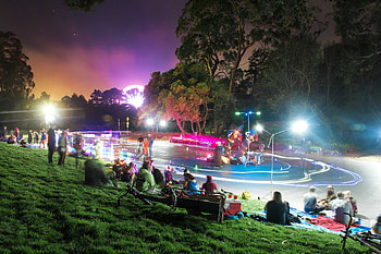 Golden Gate Park, San Francisco's nightlife, Roller rink, Lives on HD wallpaper
