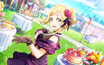 Anime girl, blonde, Love Live Series HD wallpaper