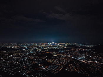 Cities, Building, Lights, Night City, Glow, Megapolis, Megalopolis HD wallpaper