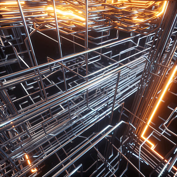 Fire, 3D, Glow, Metal, Wire, Connections, Connection HD phone wallpaper