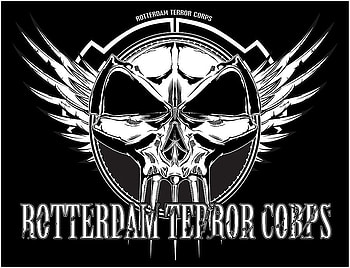 Rotterdam Terror Corps, hardcore, corps, terror, dutch, gabba, techno, logo, rotterdam, gabber HD wallpaper