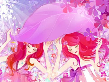 Adventure Girls, sunshine, flowers, ladies HD wallpaper