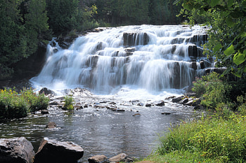 Bond Falls, Bond, UP, Michigan, Falls HD wallpaper