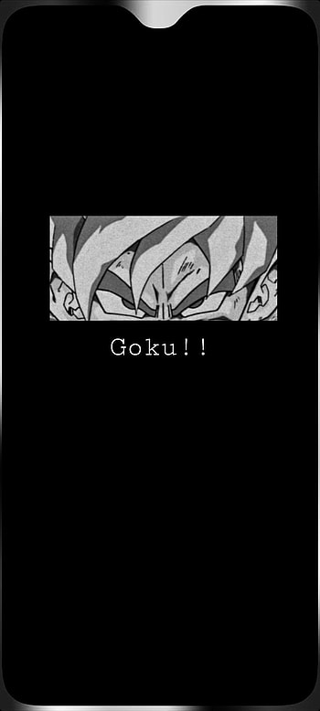 Goku, monochrome graphy, symbol HD phone wallpaper