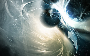 Abstract, Universe, Shine, Light, Form, Ball, Explosion HD wallpaper