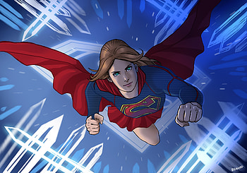 Supergirl Artworks 2018, supergirl, artwork, superheroes, digital-art, deviantart HD wallpaper