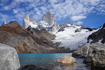 Laguna De Los Tres, Argentina, nature, fun, lake, mountain HD wallpaper