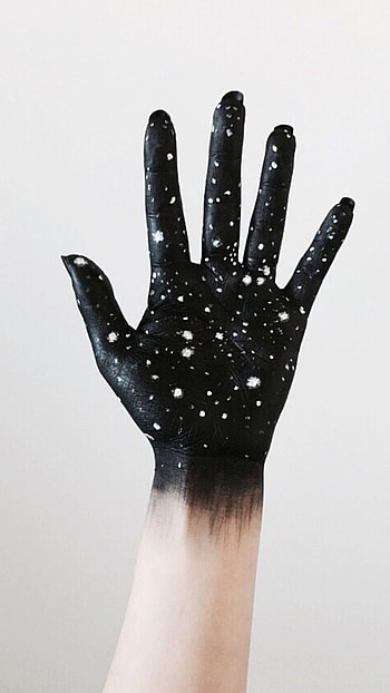 Black Aesthetic, Hand HD phone wallpaper